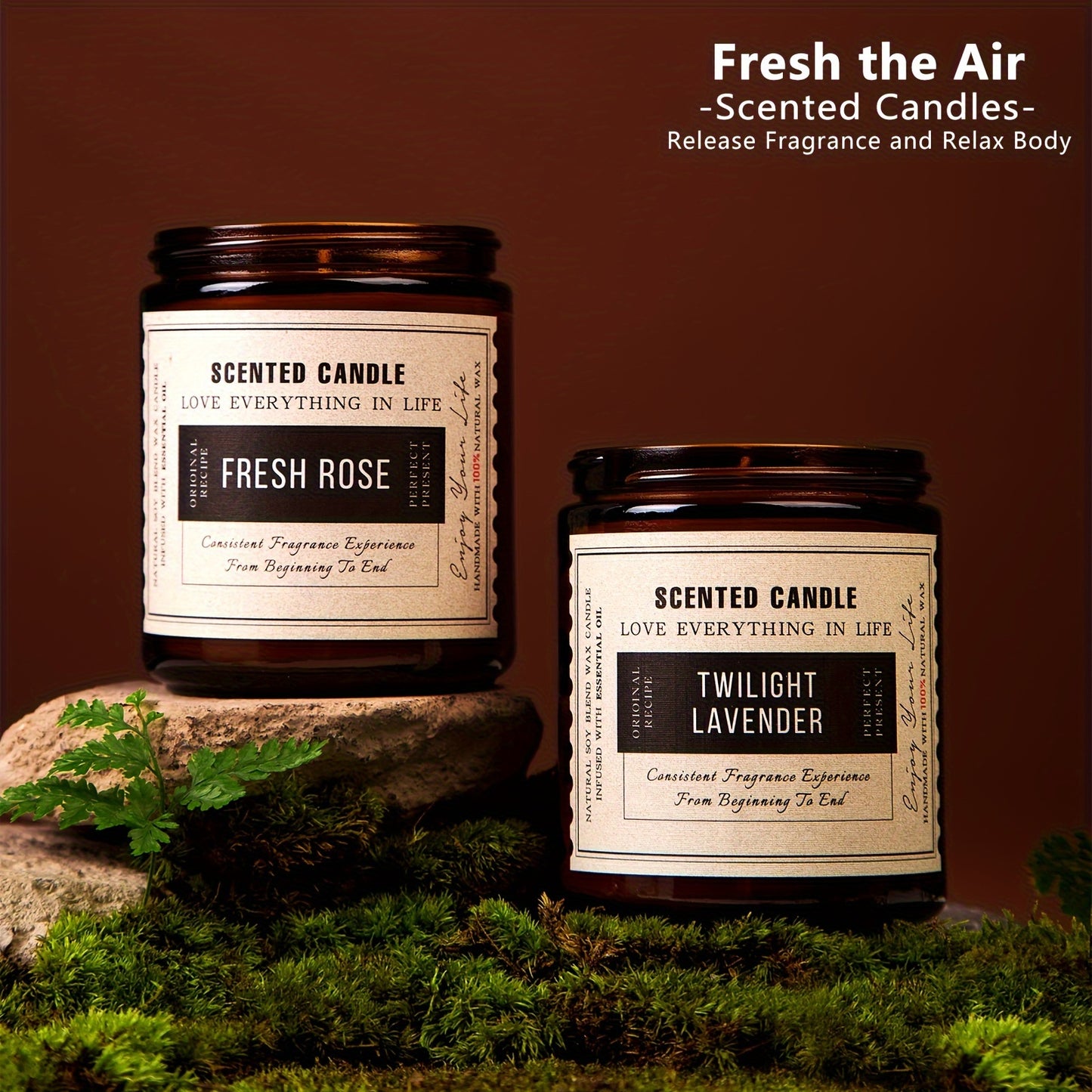 4-Pack Aromatherapy Soy Candle Set