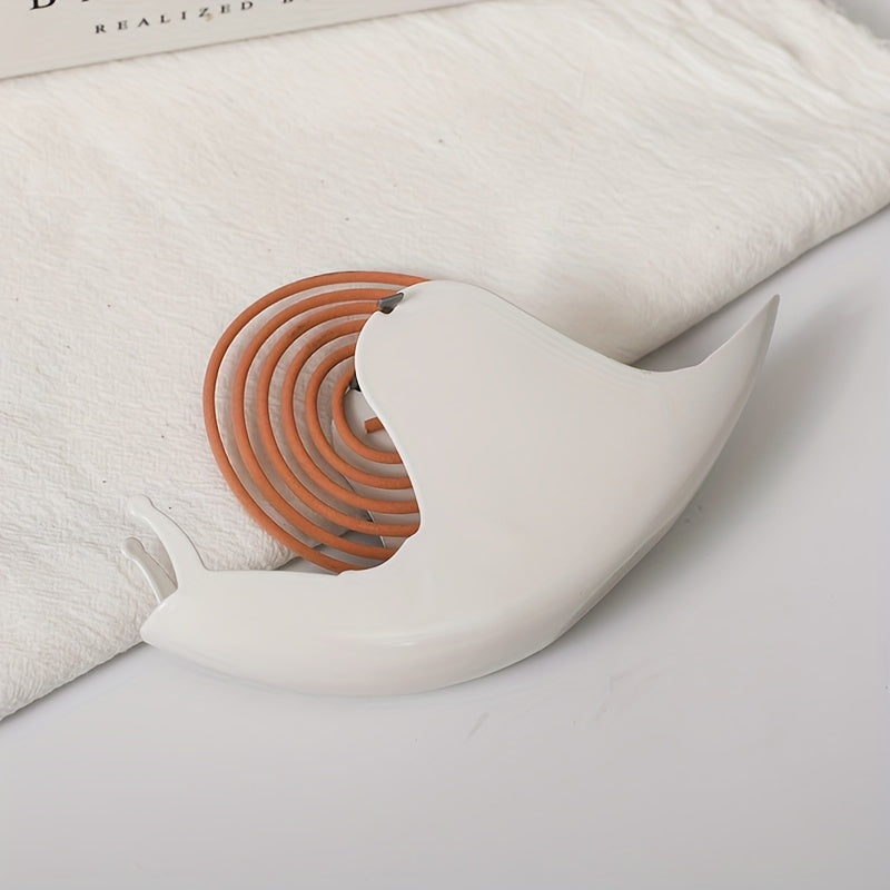 Snail-Shaped Iron Incense Holder