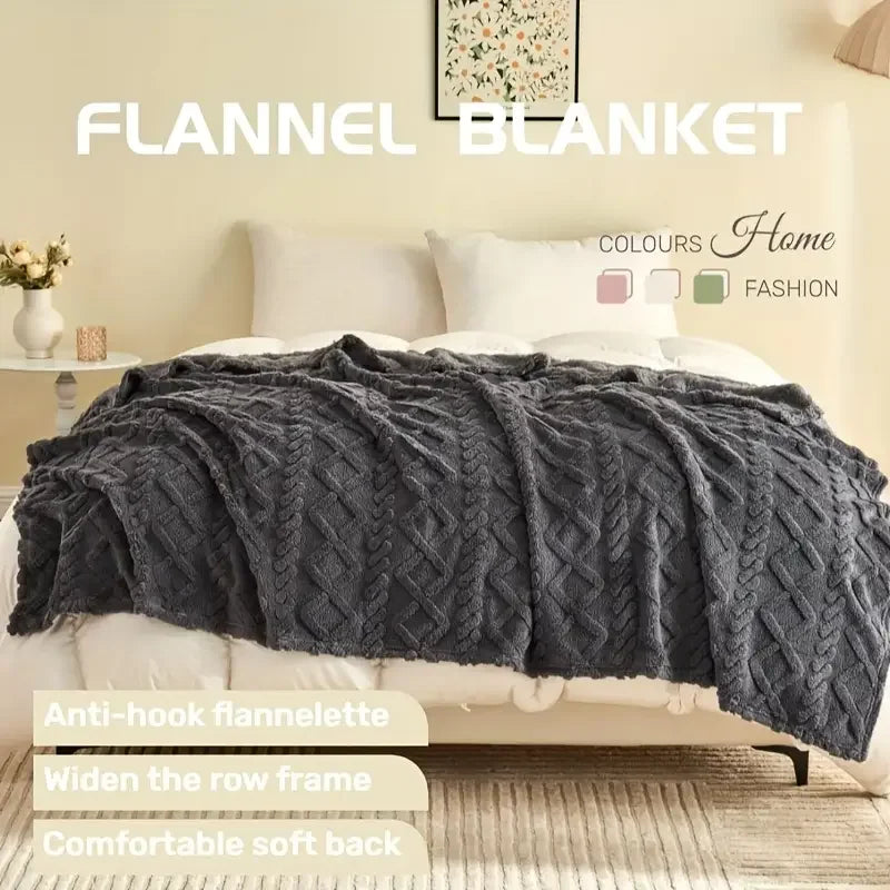 Ultra-Soft 3D Plush Fleece Blanket