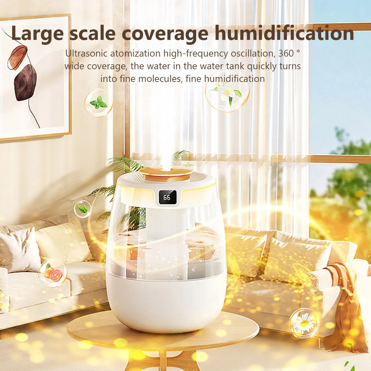 Double Spray Air Humidifier & Aroma Diffuser