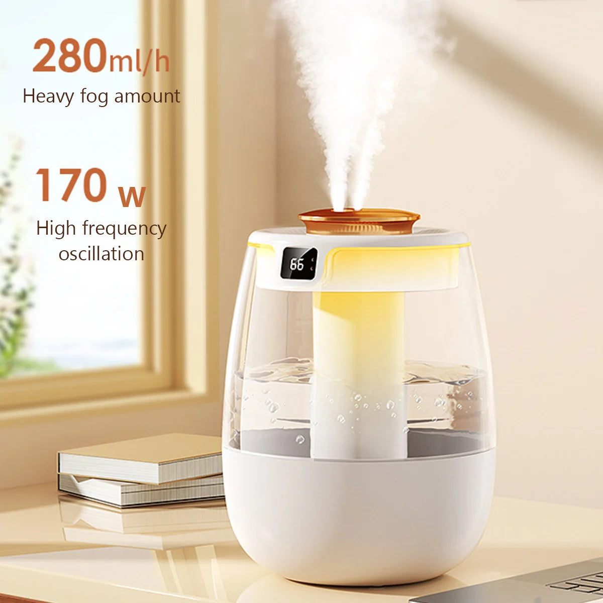 Double Spray Air Humidifier & Aroma Diffuser