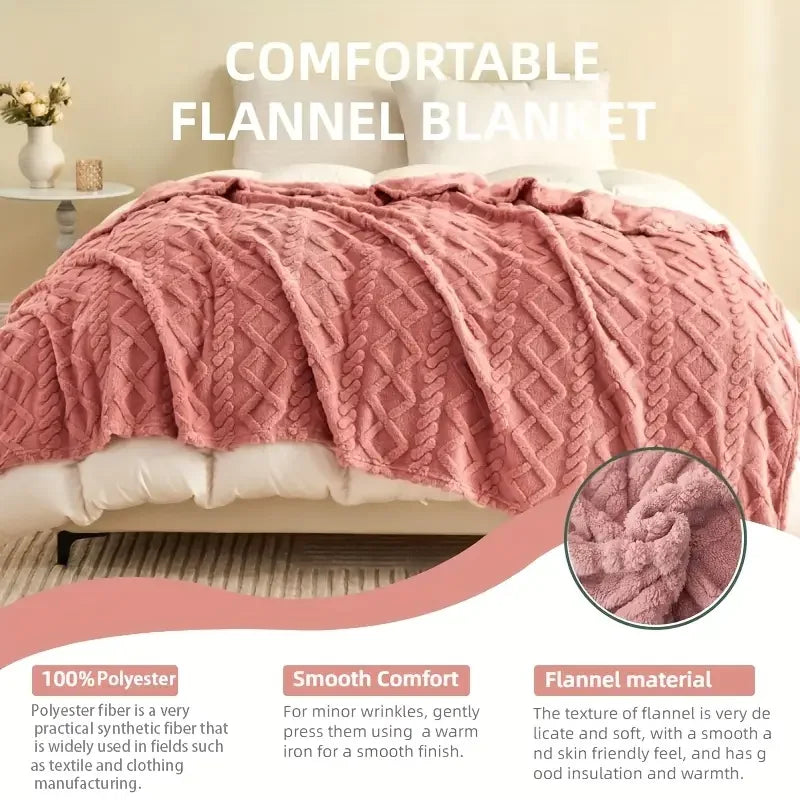 Ultra-Soft 3D Plush Fleece Blanket