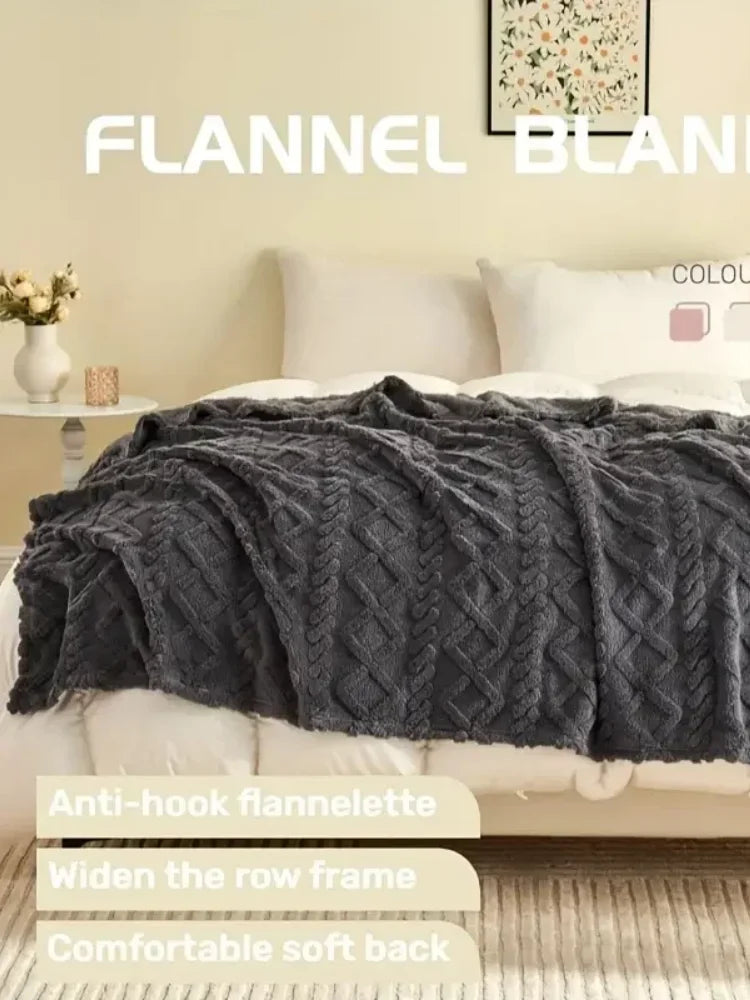 Ultra-Soft 3D Plush Fleece Blanket