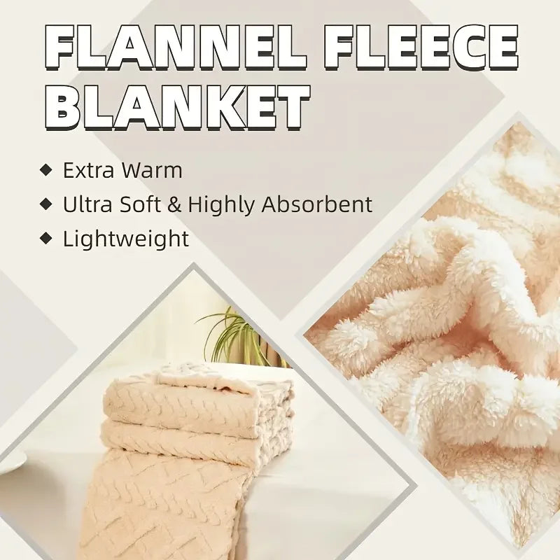 Ultra-Soft 3D Plush Fleece Blanket