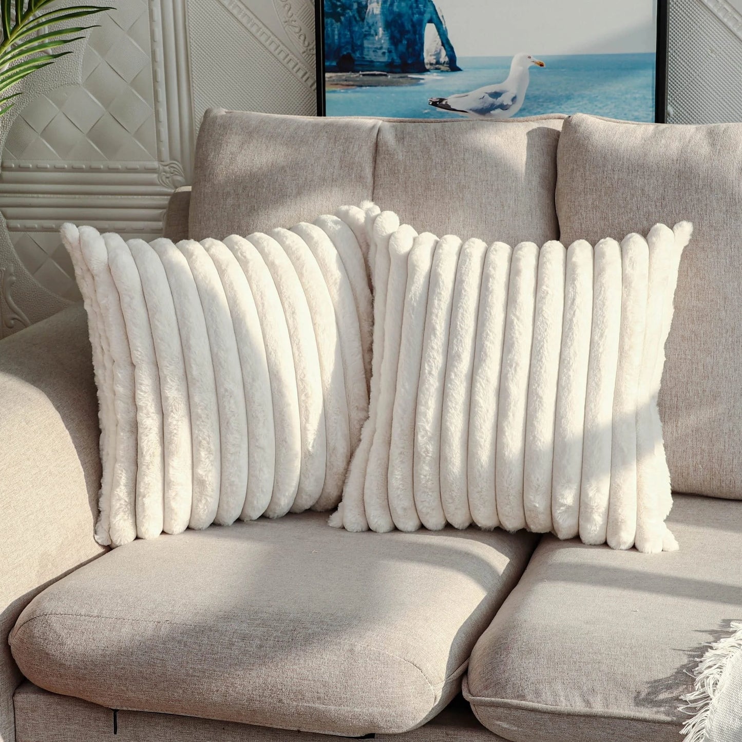 Stripe Corduroy Pillow Cover