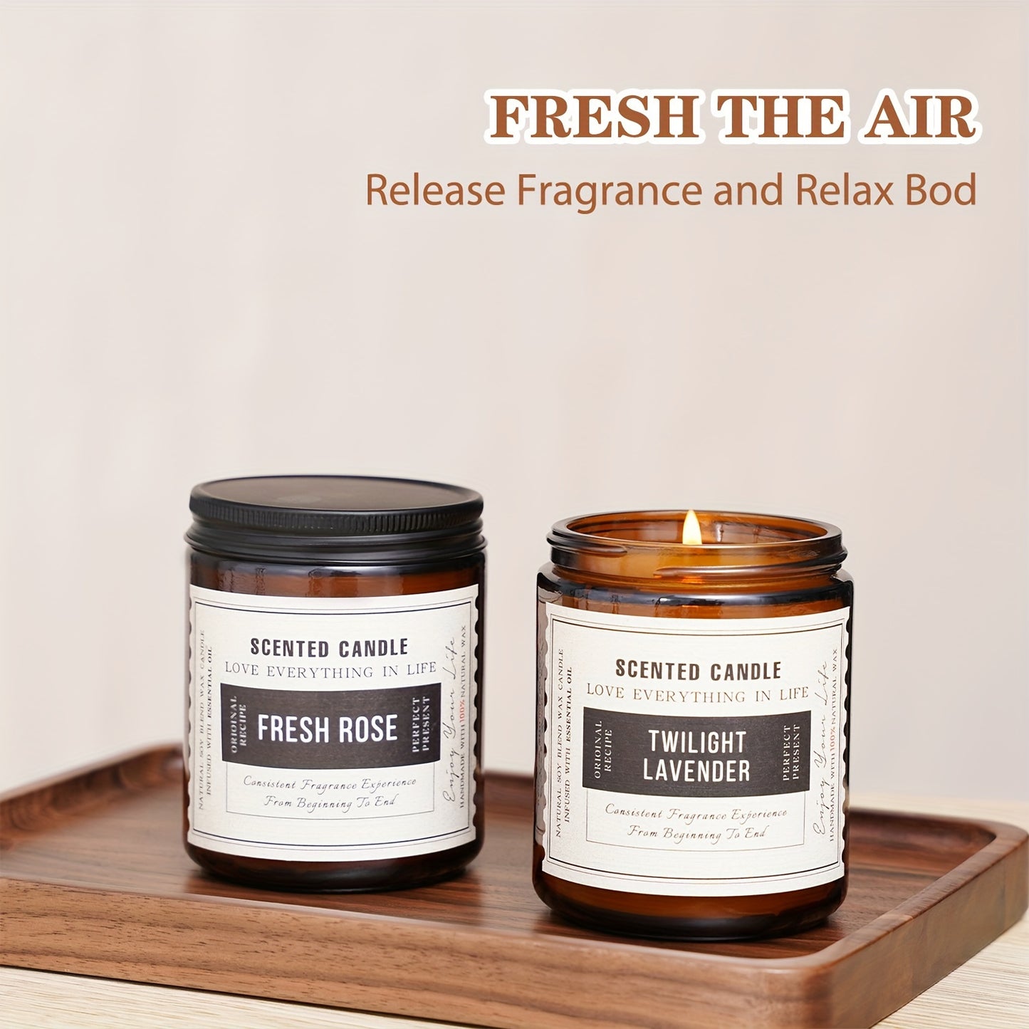 4-Pack Aromatherapy Soy Candle Set