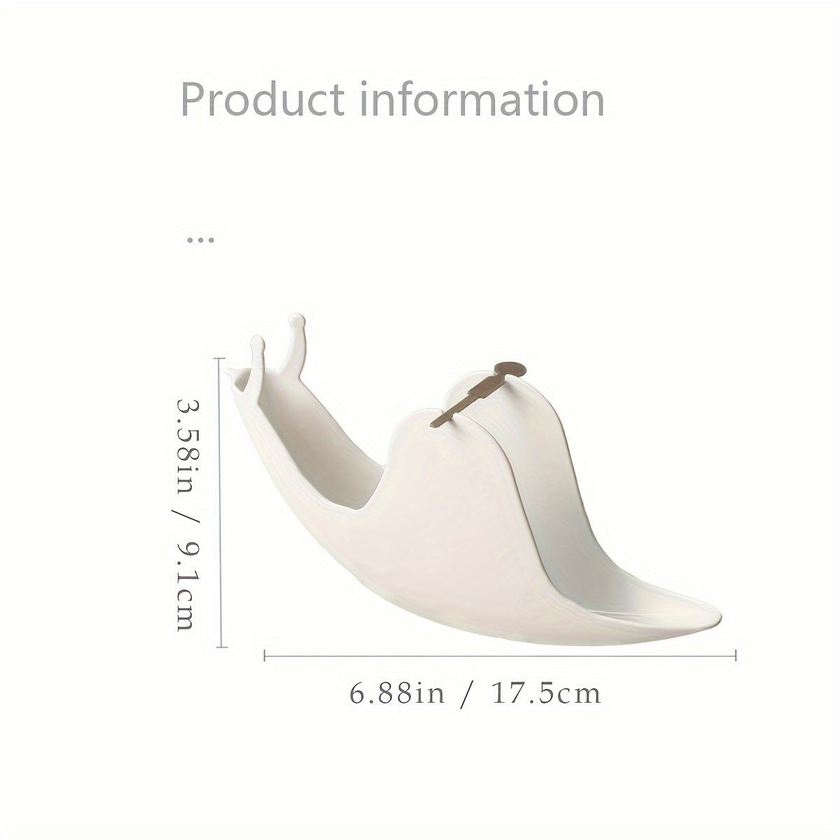 Snail-Shaped Iron Incense Holder