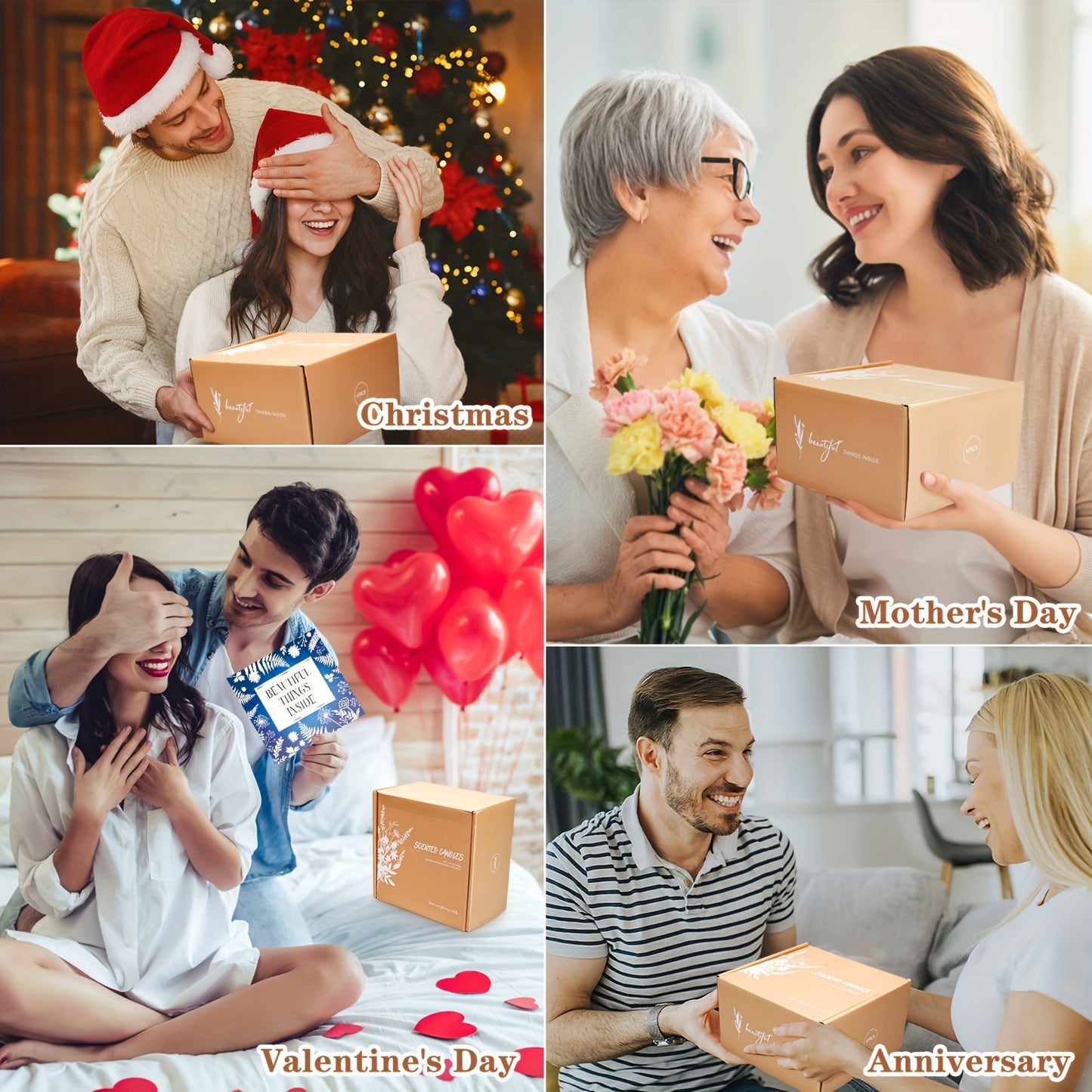 4-Pack Aromatherapy Soy Candle Set