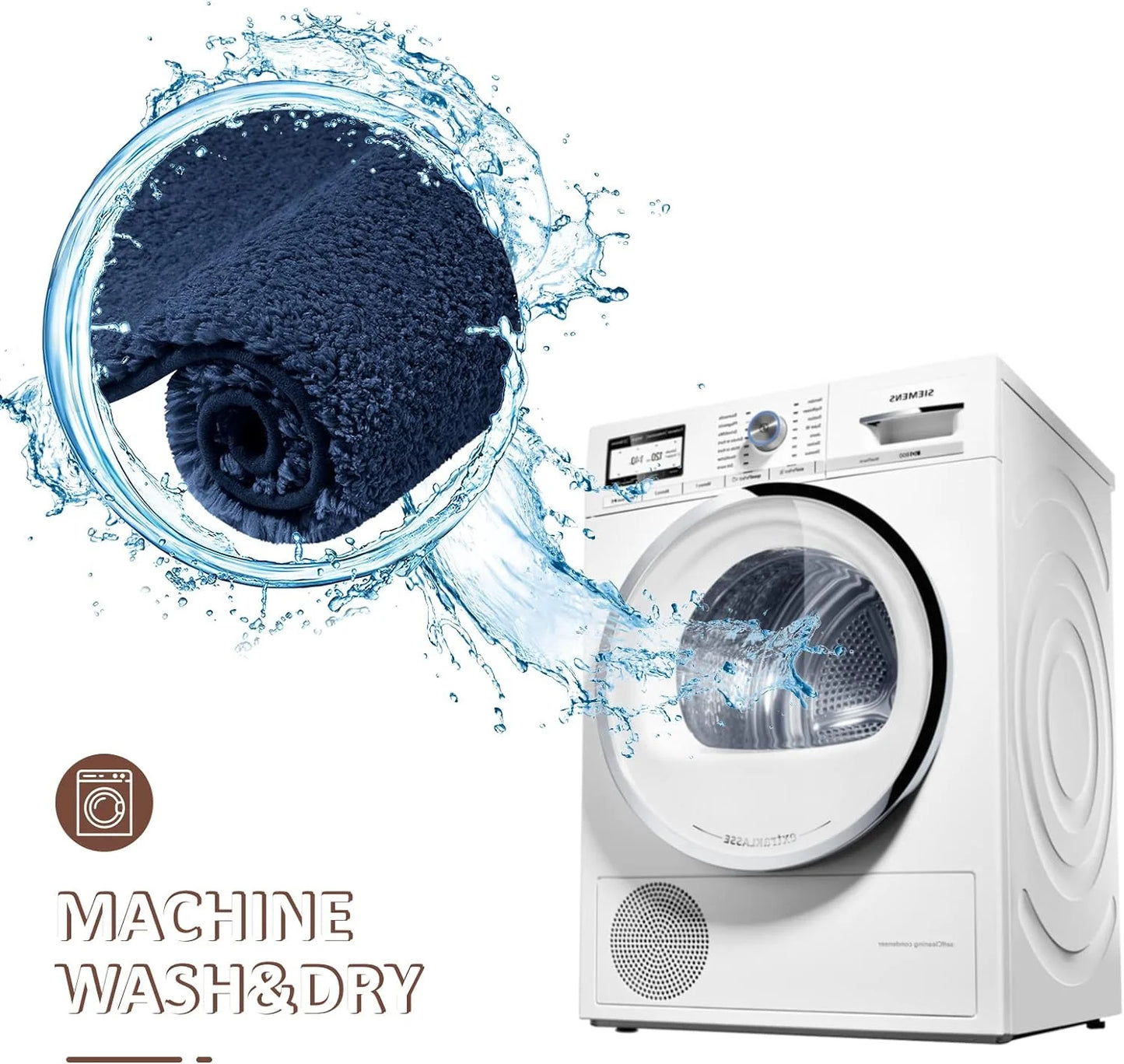 Anti-Slip Water Absorbent Bathroom Mat