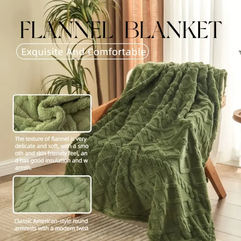 Ultra-Soft 3D Plush Fleece Blanket