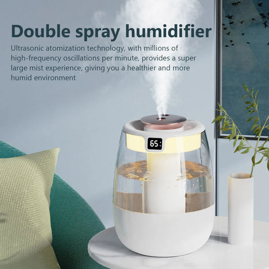Double Spray Air Humidifier & Aroma Diffuser
