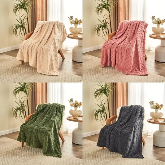 Ultra-Soft 3D Plush Fleece Blanket