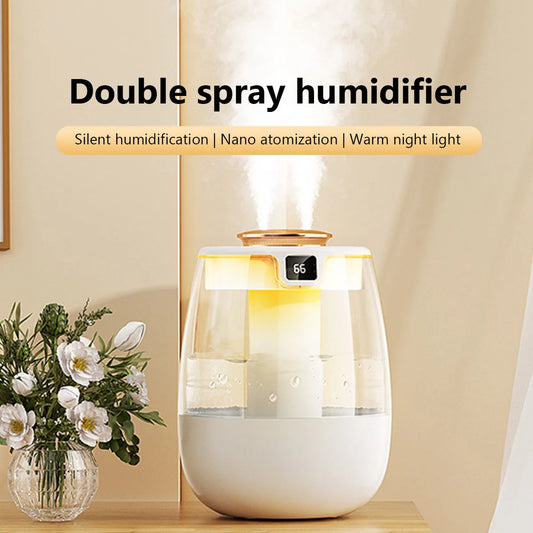 Double Spray Air Humidifier & Aroma Diffuser