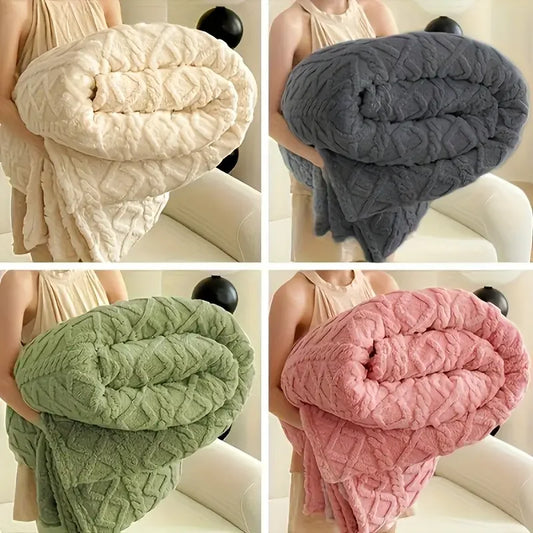 Ultra-Soft 3D Plush Fleece Blanket
