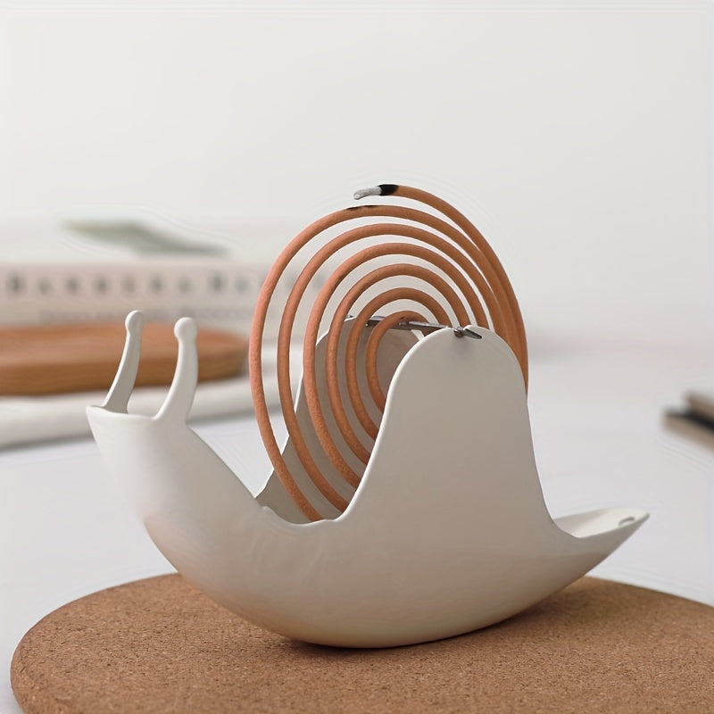 Snail-Shaped Iron Incense Holder